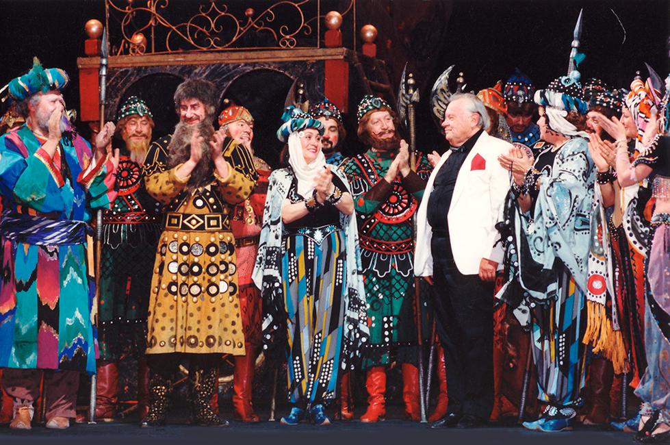 1988. The opening night of The Golden Cockerel.